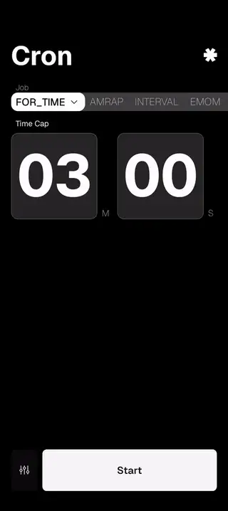 Timer showcase in cron app